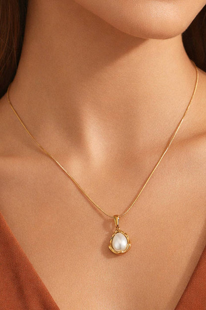 Non Tarnish Pearl Pendant