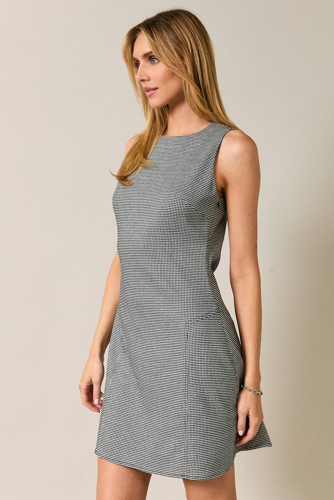 Houndstooth Dress