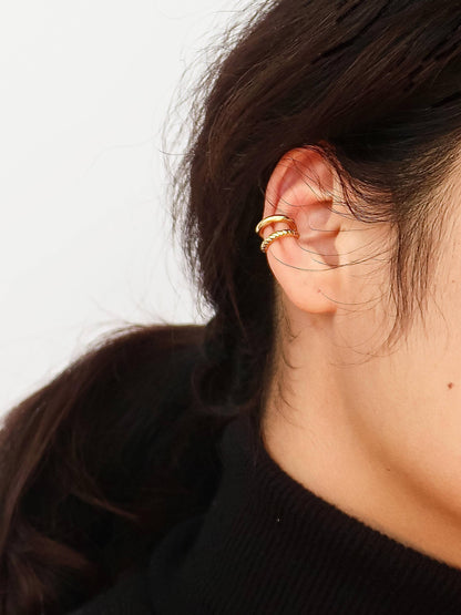 Non-Tarnish Braided Ear Cuff