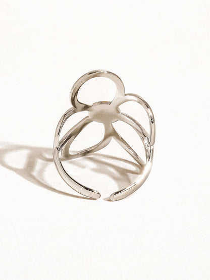 Isolde 18K Non-Tarnish Large Floral Ring