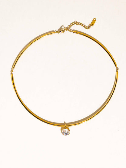 Non-Tarnish Classic CZ Choker