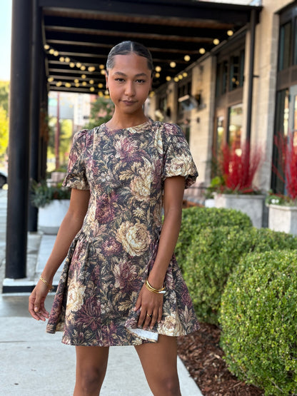 Vintage Floral Dress