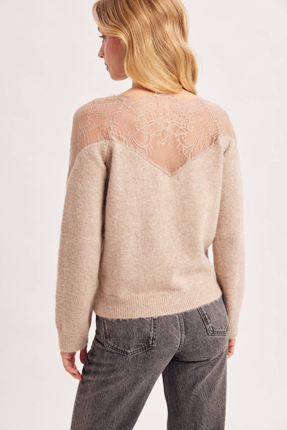 Lace Knit Pullover