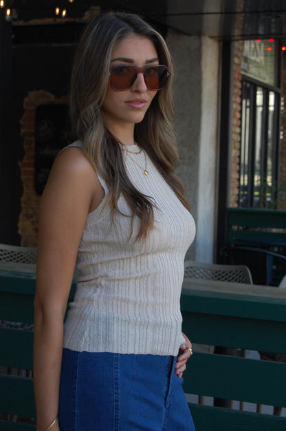 Ribbed Knit Top