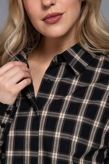 Plaid Top Set