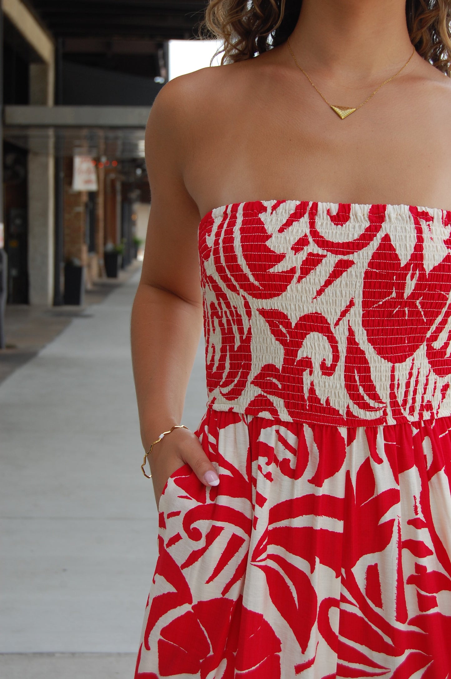 Smocked Jumpsuit