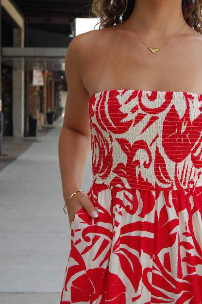Smocked Jumpsuit