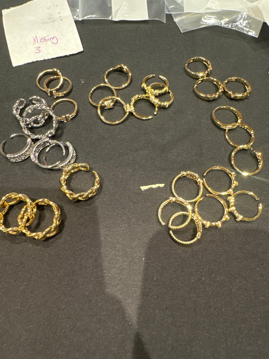 Rings $28