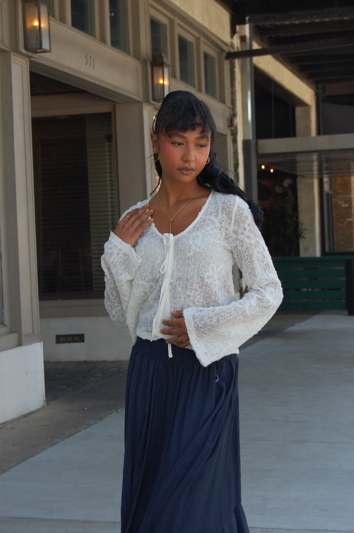 Floral Textured Cardigan