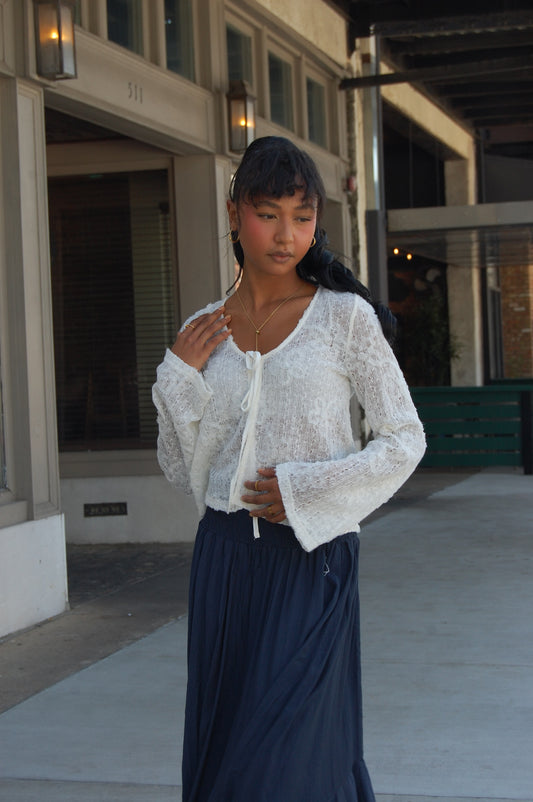 Floral Textured Cardigan