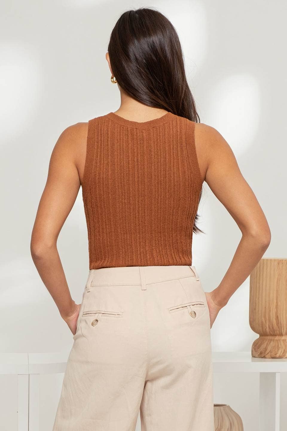 Ribbed Knit Top