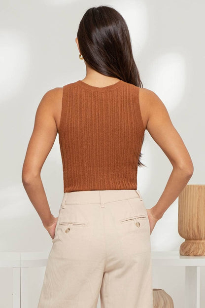 Ribbed Knit Top