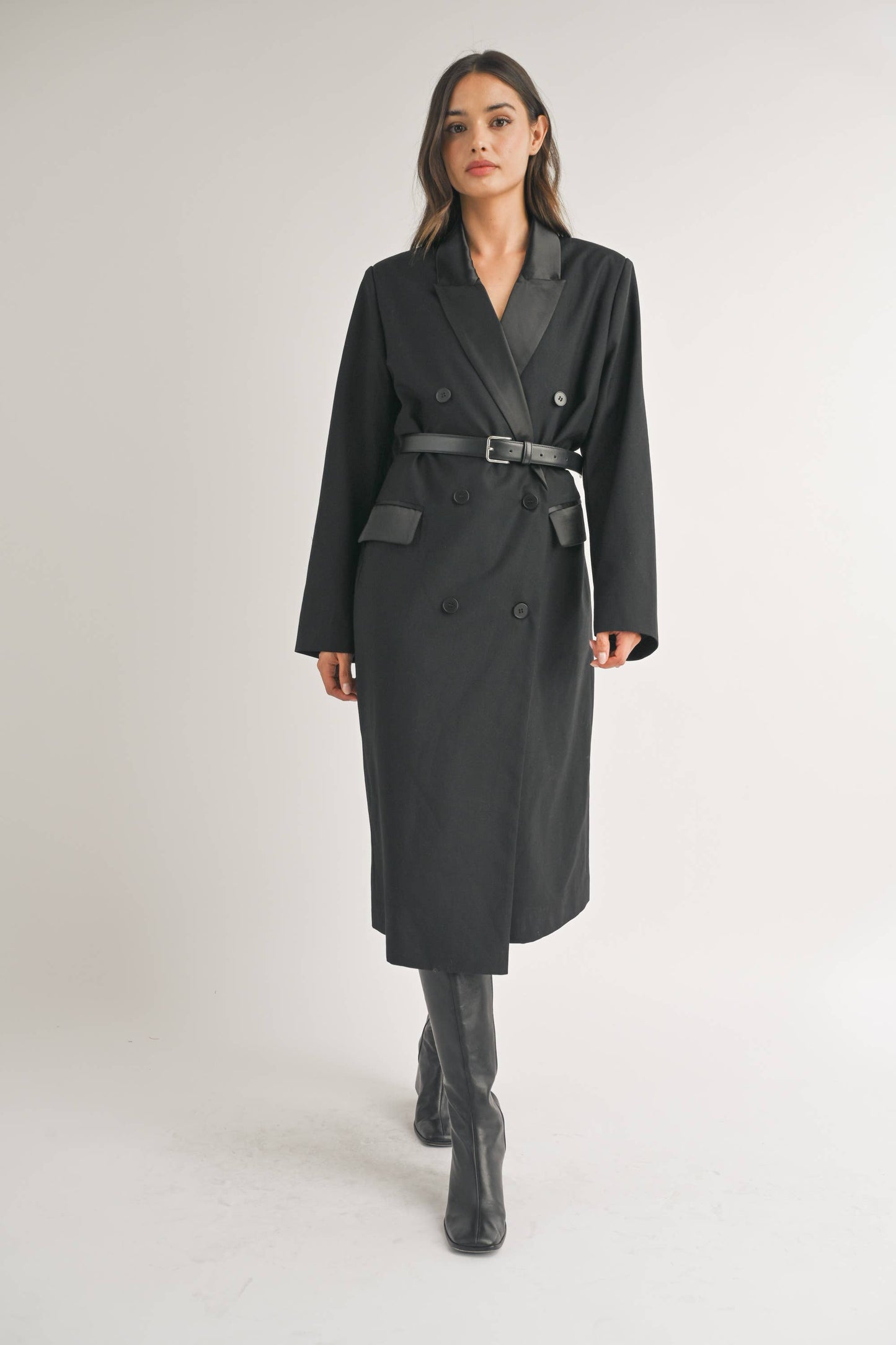 Tuxedo Trench Coat