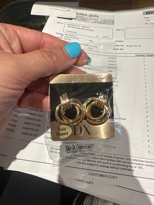 Gold Dipped Earrings