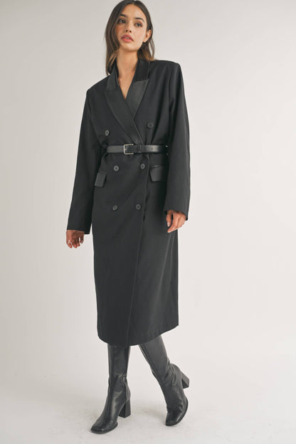 Tuxedo Trench Coat