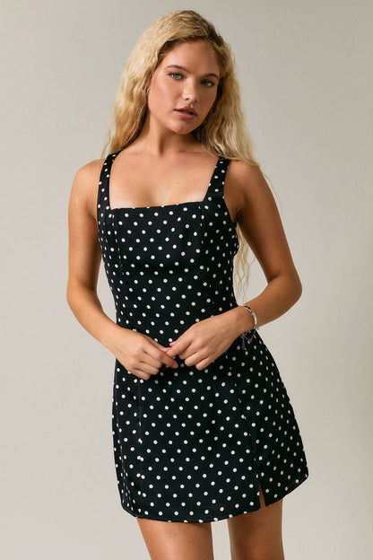 Polka Dot Mini Dress