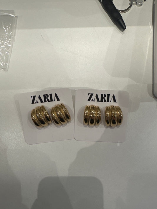 Triple Band Earrings