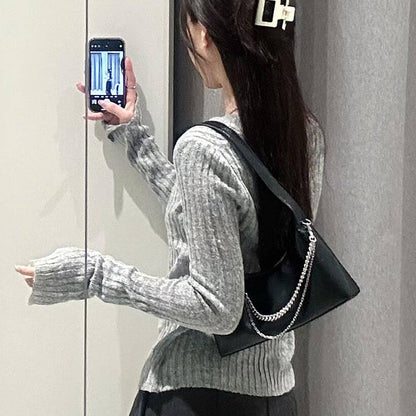 Metal Chain Shoulder Bag