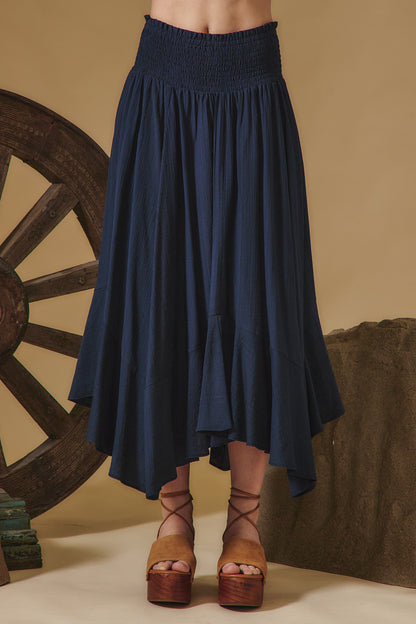 Smocked Waist Skirt