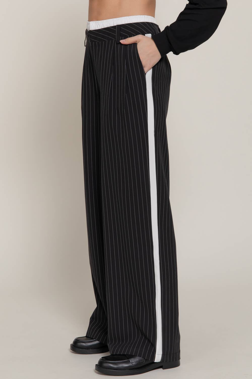 Side Stripe Detail Pants