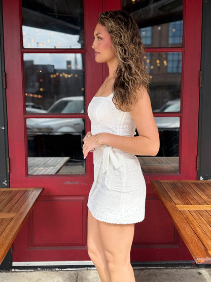 Maddie Wrap Mini Dress