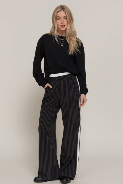 Side Stripe Detail Pants