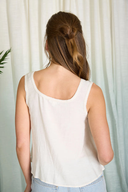 Lace Trim Top