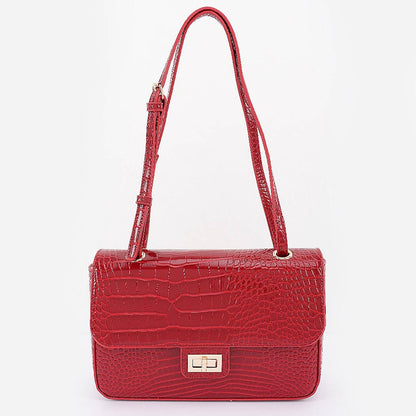 Croc Flap Bag