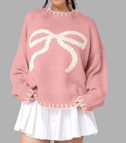 Bow Knit Sweater