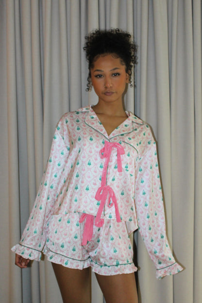 Trees and Bows PJ Top