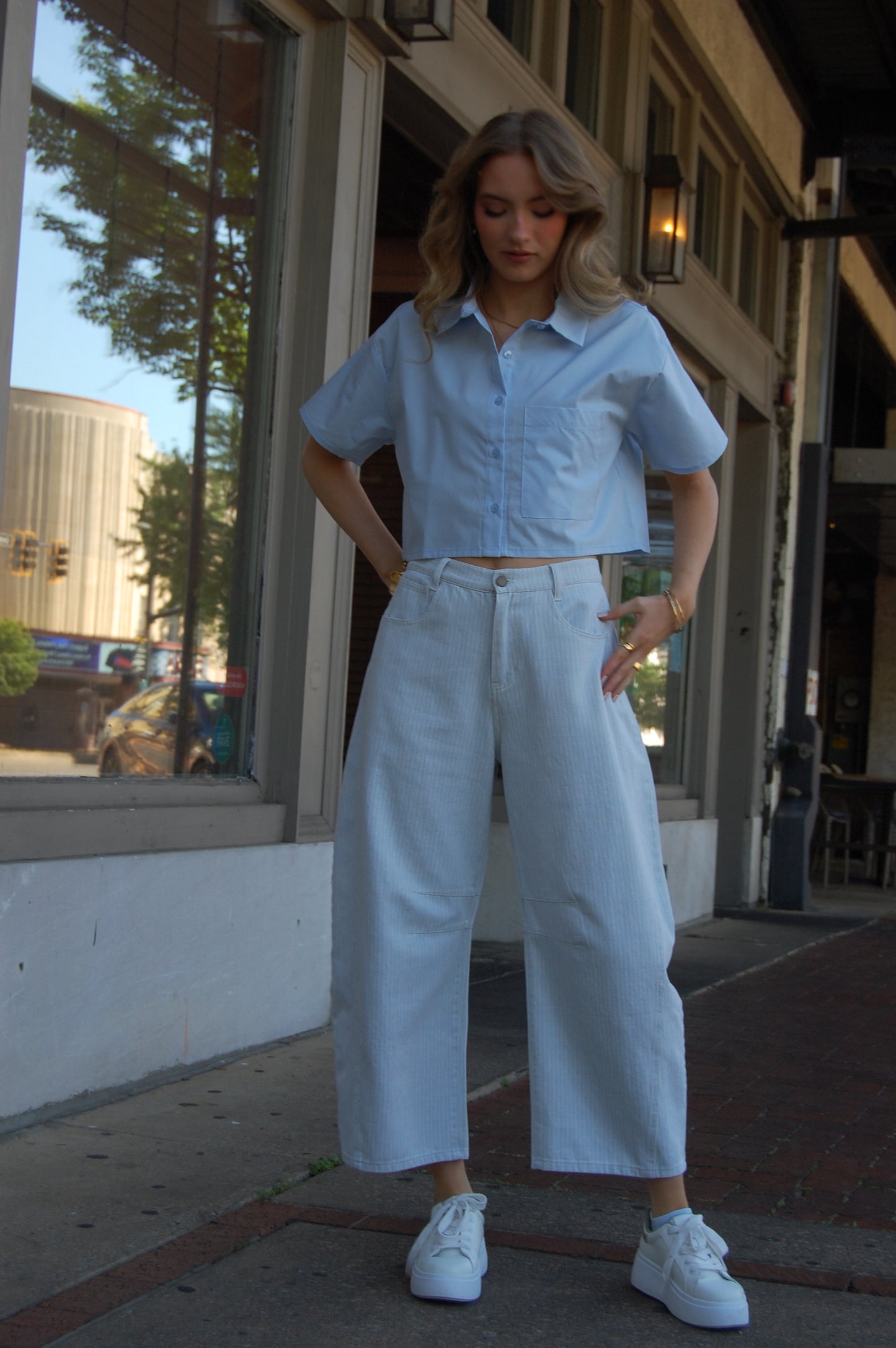 Boxy Button Down