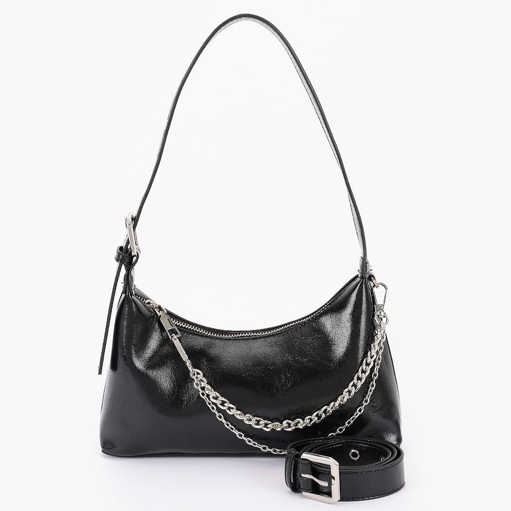 Metal Chain Shoulder Bag
