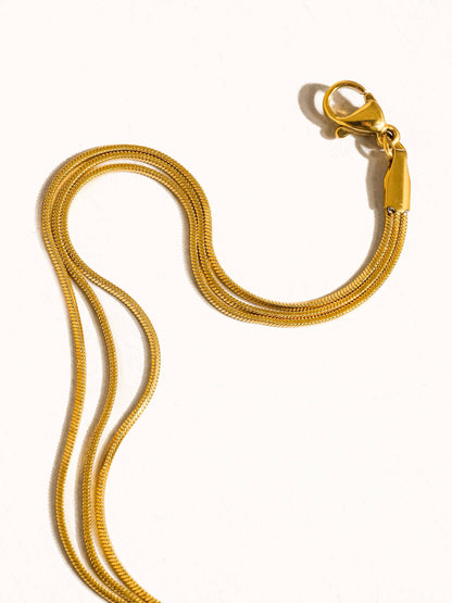 Germaine 18K Gold Non-Tarnish Classic Thin Chain Bracelet