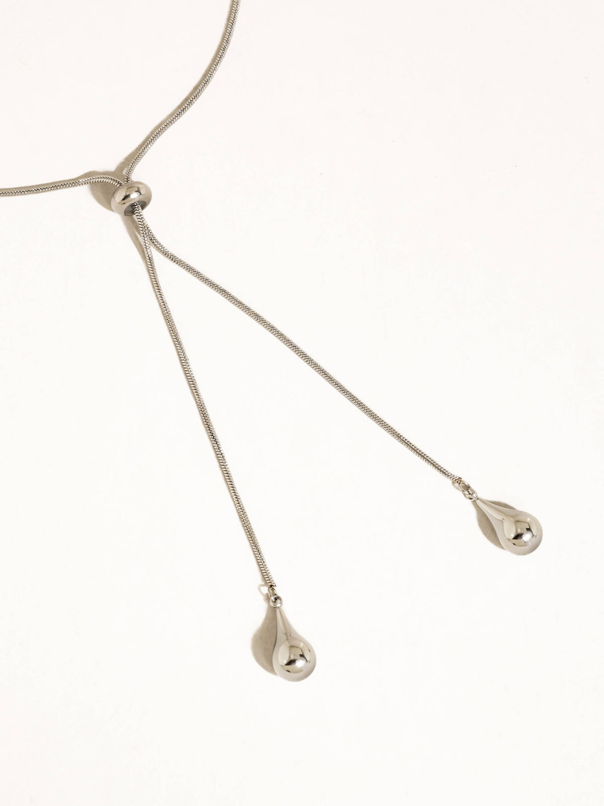 Non-Tarnish Adjustable Lariat Drop Necklace