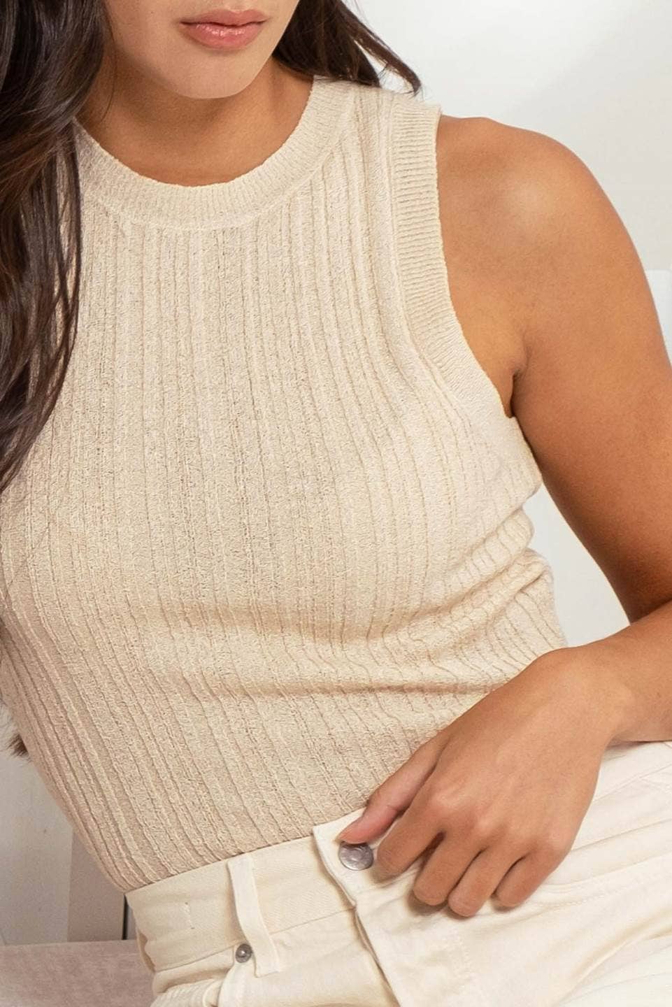Ribbed Knit Top