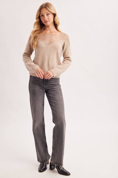 Lace Knit Pullover