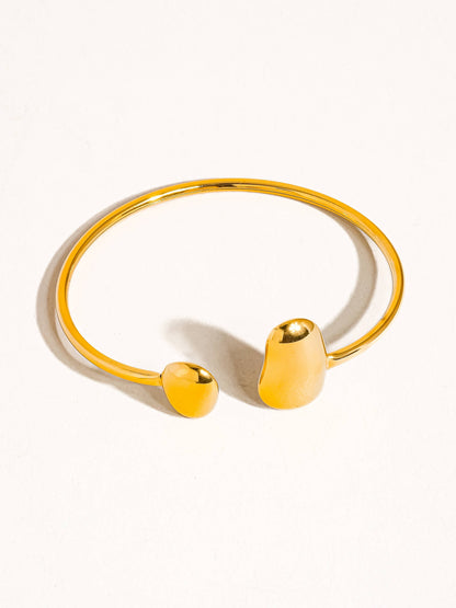 Mazie 18K Non-Tarnish Round Thin Bracelet