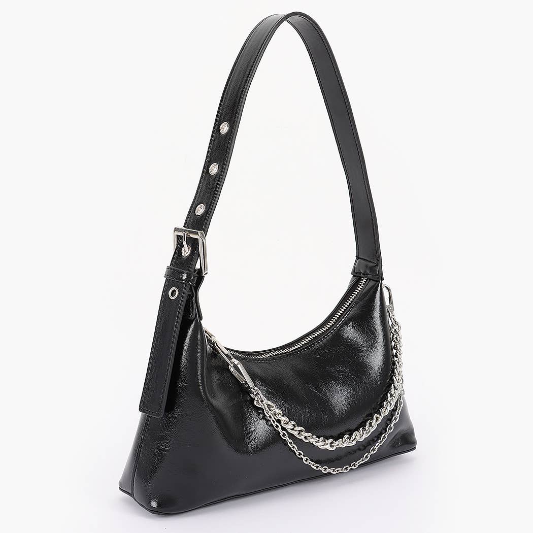 Metal Chain Shoulder Bag