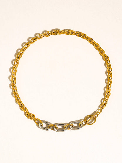 Non-Tarnish Two Tone Chain Necklace