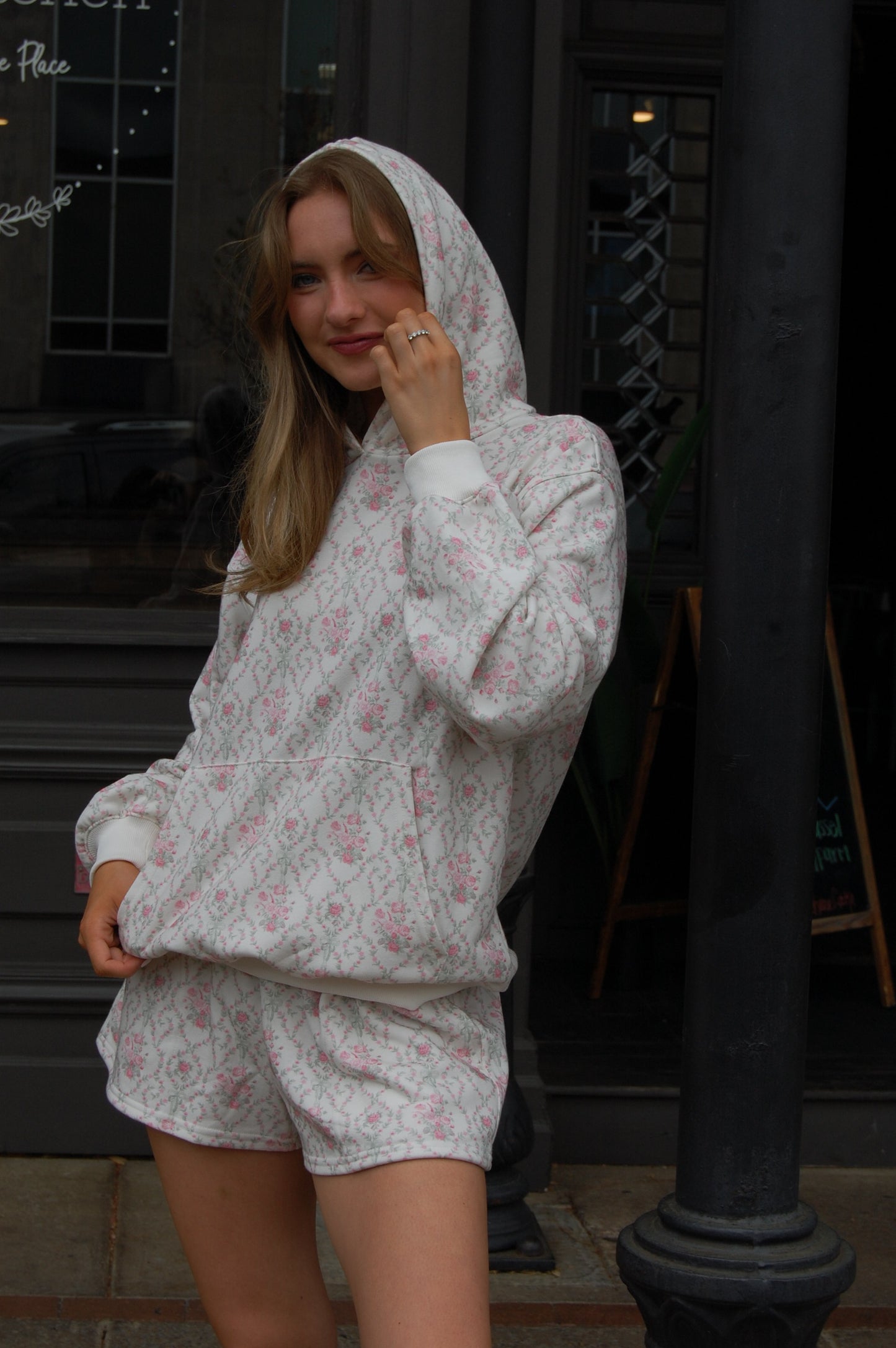 French Terry Hoodie Set