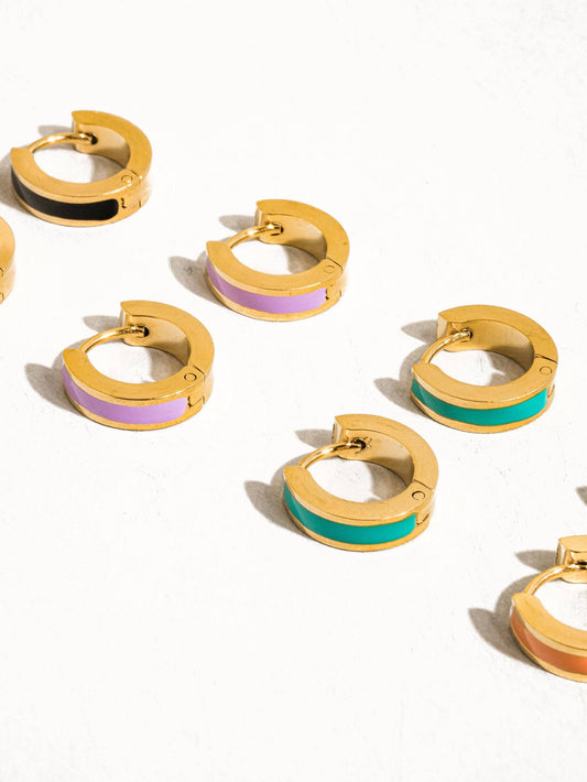 Non-Tarnish Colored Hoop