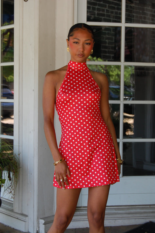 Polka Dot Bodycon Dress