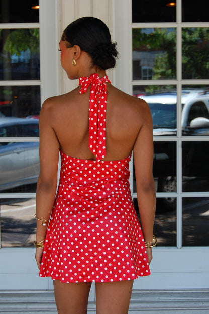 Polka Dot Bodycon Dress