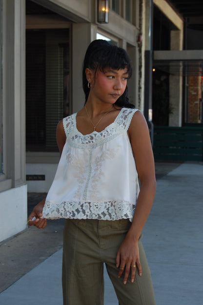 Lace Strap Top