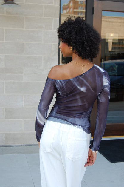 Tye Dye Mesh Top