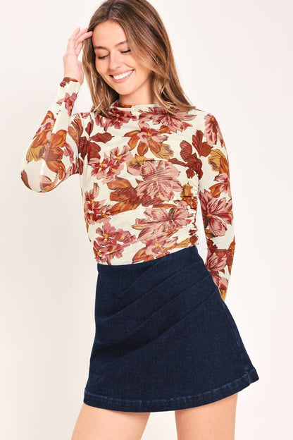 Side Pleat Skort