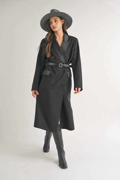 Tuxedo Trench Coat