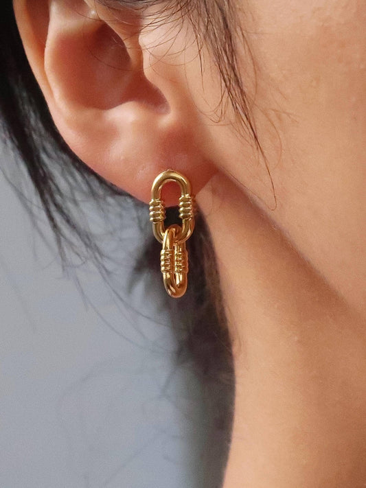 Non-Tarnish Small Link Earrings