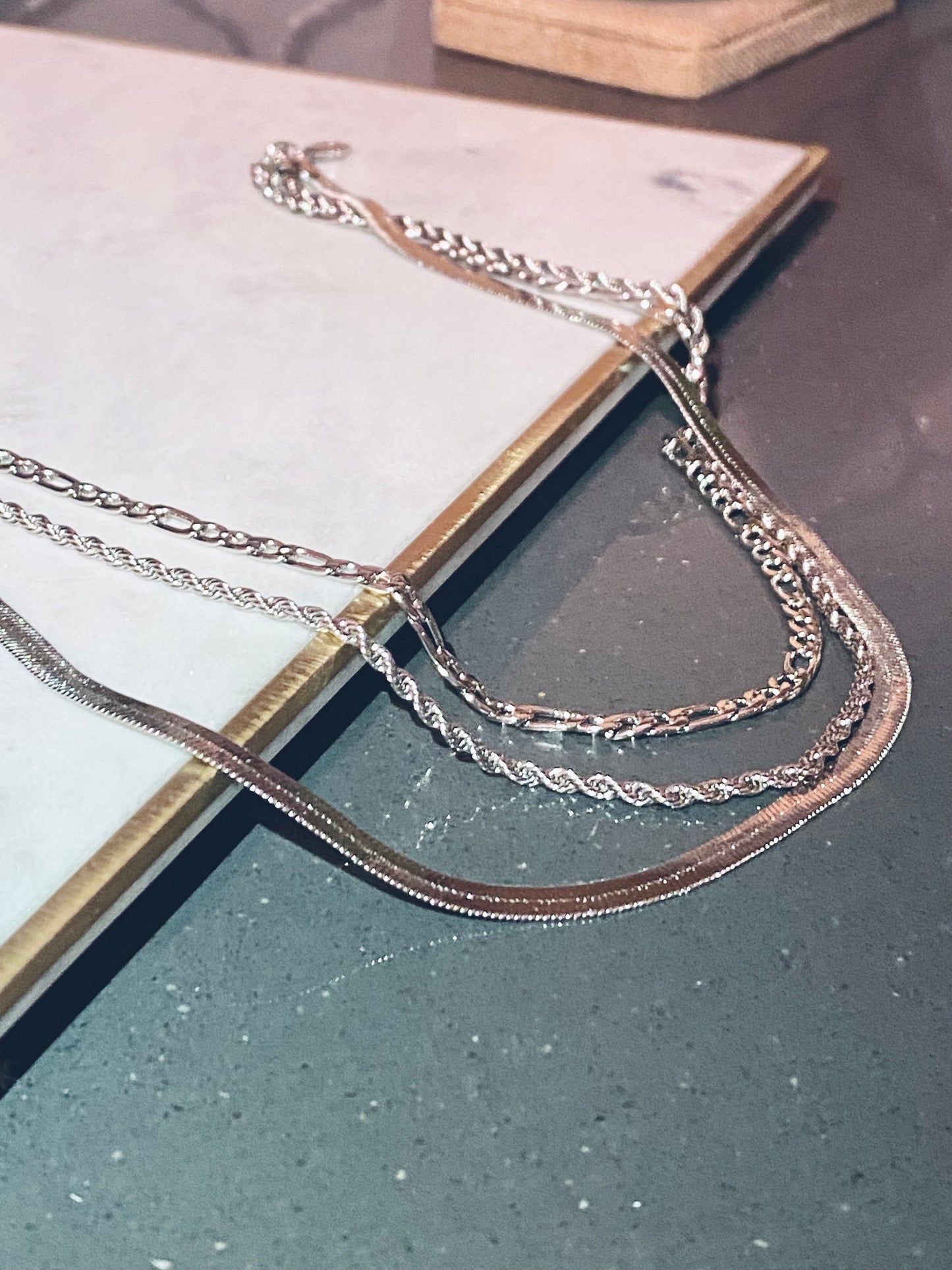 Triple Chain Necklace