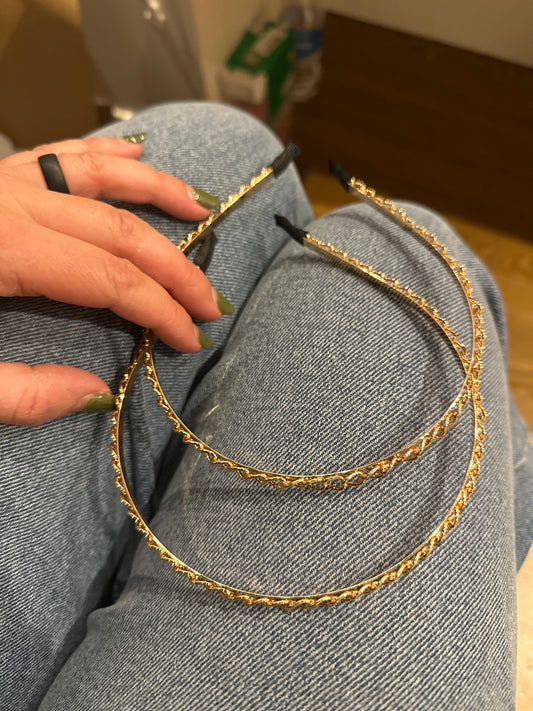 Gold Metal Headband
